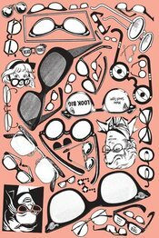 Crap Hound Postcards: One Dozen Glasses cover